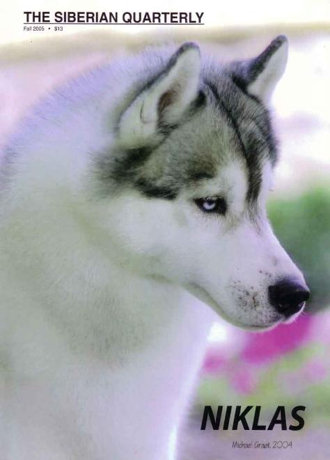 Niklas pictured on the cover of the Siberian Quarterly Fall 2005 - photo by Michael Graat